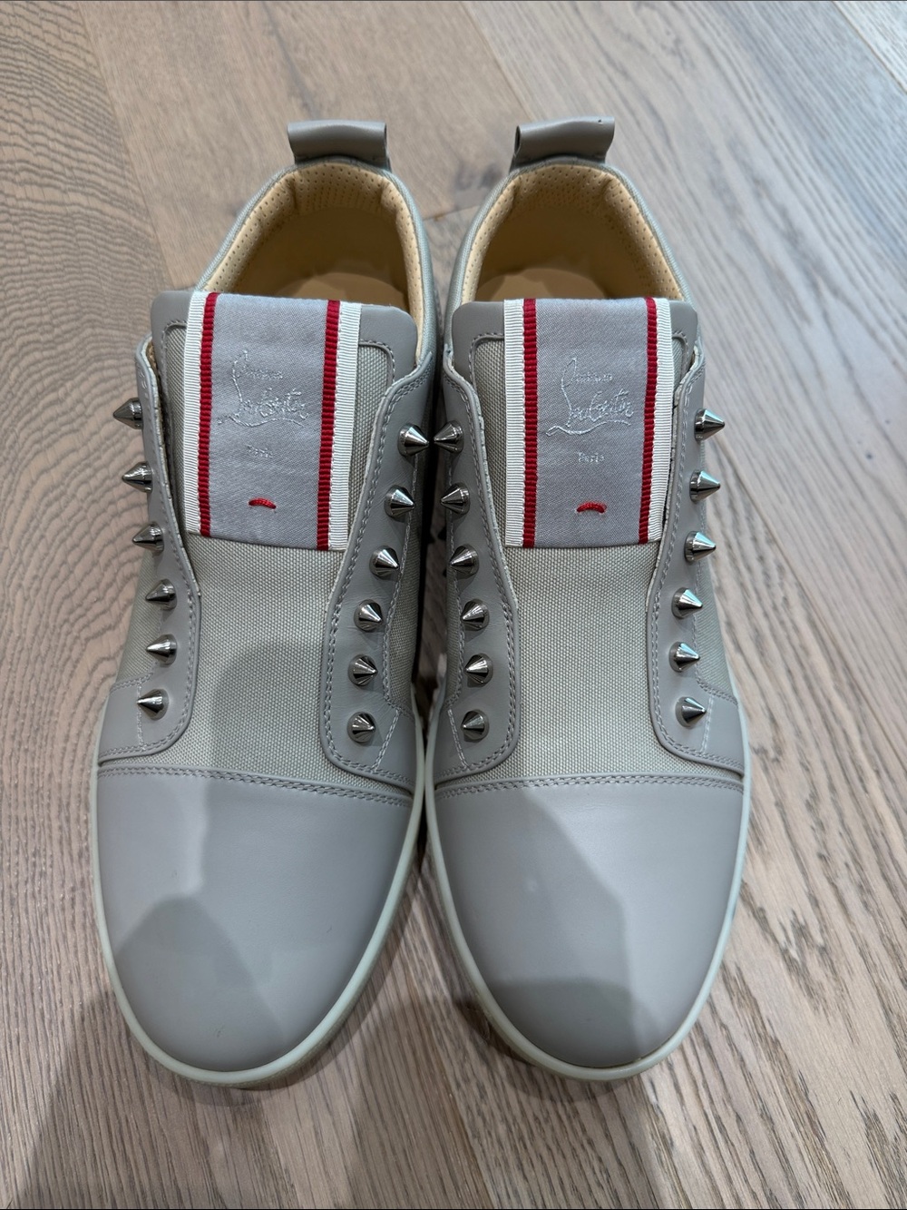 Christian Louboutin Men’s FAV Fique A Vontade Sneaker in Taupe